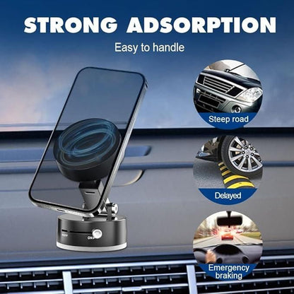📱 Vacuum Magnetic Suction Phone Holder