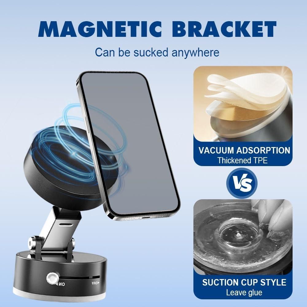 📱 Vacuum Magnetic Suction Phone Holder