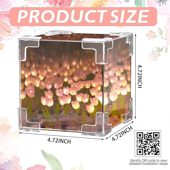 🌷 TulipGlow Mirror Lamp
